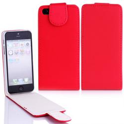 Flip pouzdro pro iPhone 5S/5 - červená