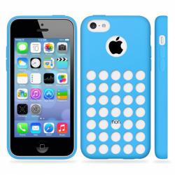 Silikonový obal pro iPhone 5C - Modrý