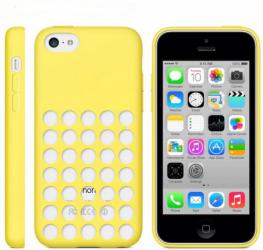 Silikonový obal pro iPhone 5C - Žlutý II