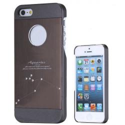 Broušený hliníkový kryt pro iPhone 5S/5- Horoskop Vodnář