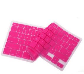 Silikonová ochrana klávesnice MacBook Air a MacBook Pro - růžová