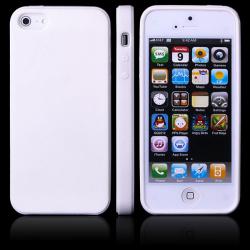 Silikonový obal pro iPhone 5 - bílý