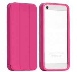 Bumper na iPhone 5S/5 - ve stylu iPad - pink