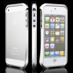 Luxusní hliníkový bumper pro iPhone 5S/5 - stříbrný