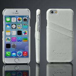 Kožené pouzdro na iPhone 6 - bílé