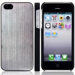Broušené hliníkové pouzdro pro iPhone 5S/5 - stříbrné